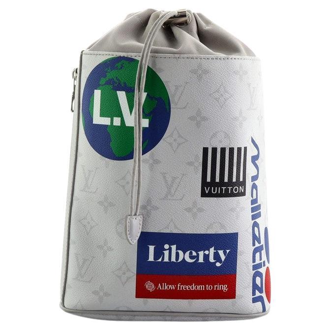 Louis Vuitton Limited Edition Monogram Canvas Logo Chalk Sling Bag (SH –  LuxeDH