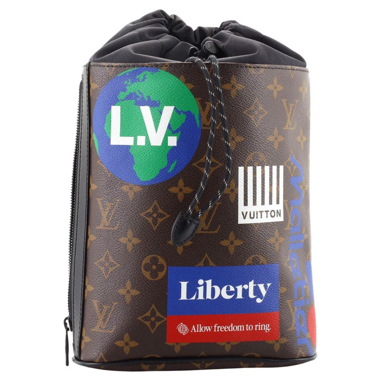Louis Vuitton Chalk Sling Bag Limited Edition Logo Story Monogram Canvas 1stDibs | lv edition sling bag