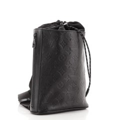 Louis Vuitton Chalk Sling Bag Monogram Shadow Leather