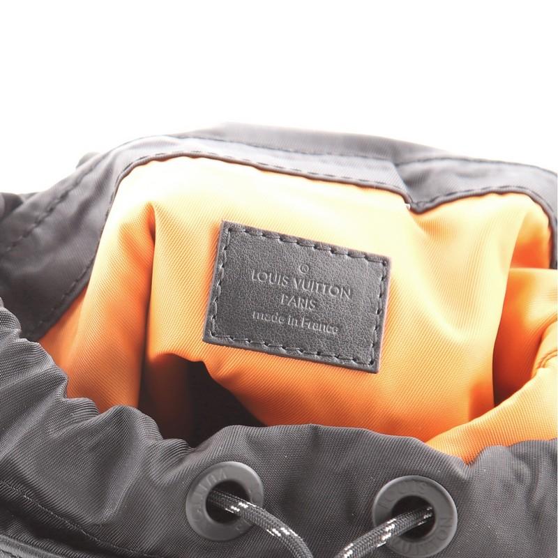 Black Louis Vuitton Chalk Sling Bag Monogram Shadow Leather