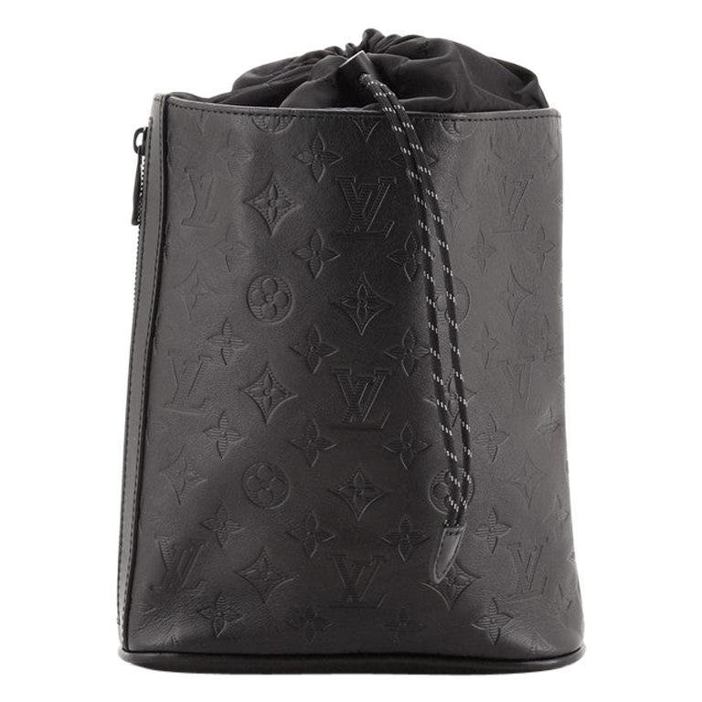 Louis Vuitton Chalk Nano Bag Monogram Shadow Black in Calfskin with  Black-tone - US