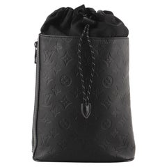Louis Vuitton Chalk Sling Bag Monogram Shadow Leather