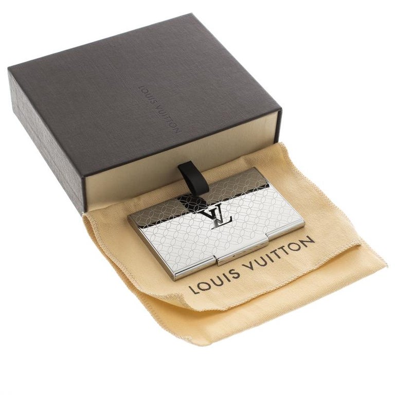 Louis Vuitton Champs-Elysées Laser Engraved Monogram Flower Card Holder