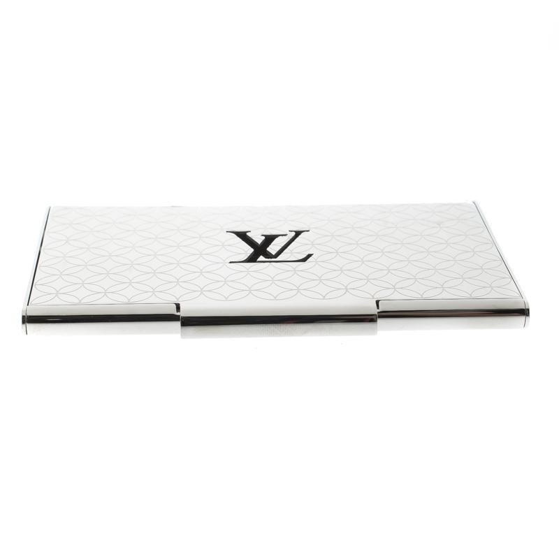 Louis Vuitton Champs-Elysées Laser Engraved Monogram Flower Card Holder 1