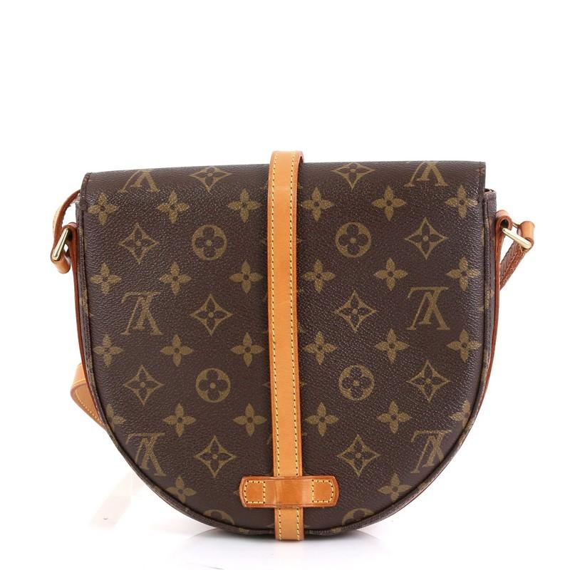Brown Louis Vuitton Chantilly Handbag Monogram Canvas MM