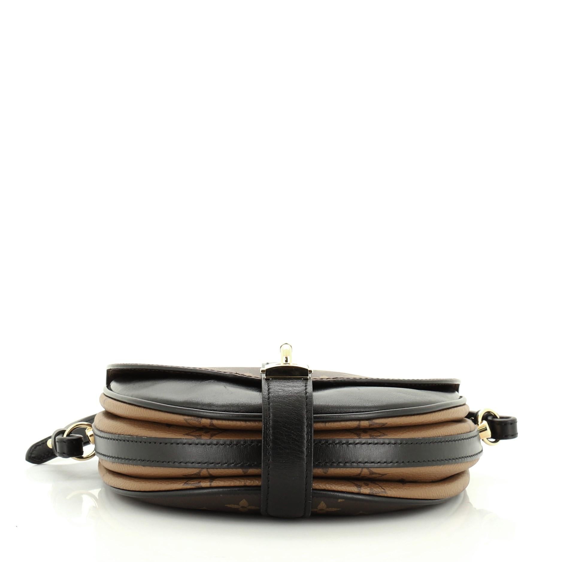 Louis Vuitton Chantilly Lock Handtasche mit umgekehrtem Monogramm aus Segeltuch und Leder im Zustand „Gut“ in NY, NY