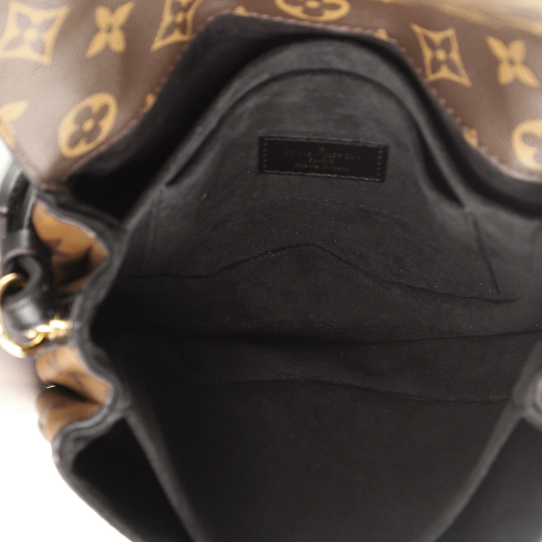 Louis Vuitton Chantilly Lock Handtasche mit umgekehrtem Monogramm aus Segeltuch und Leder für Damen oder Herren