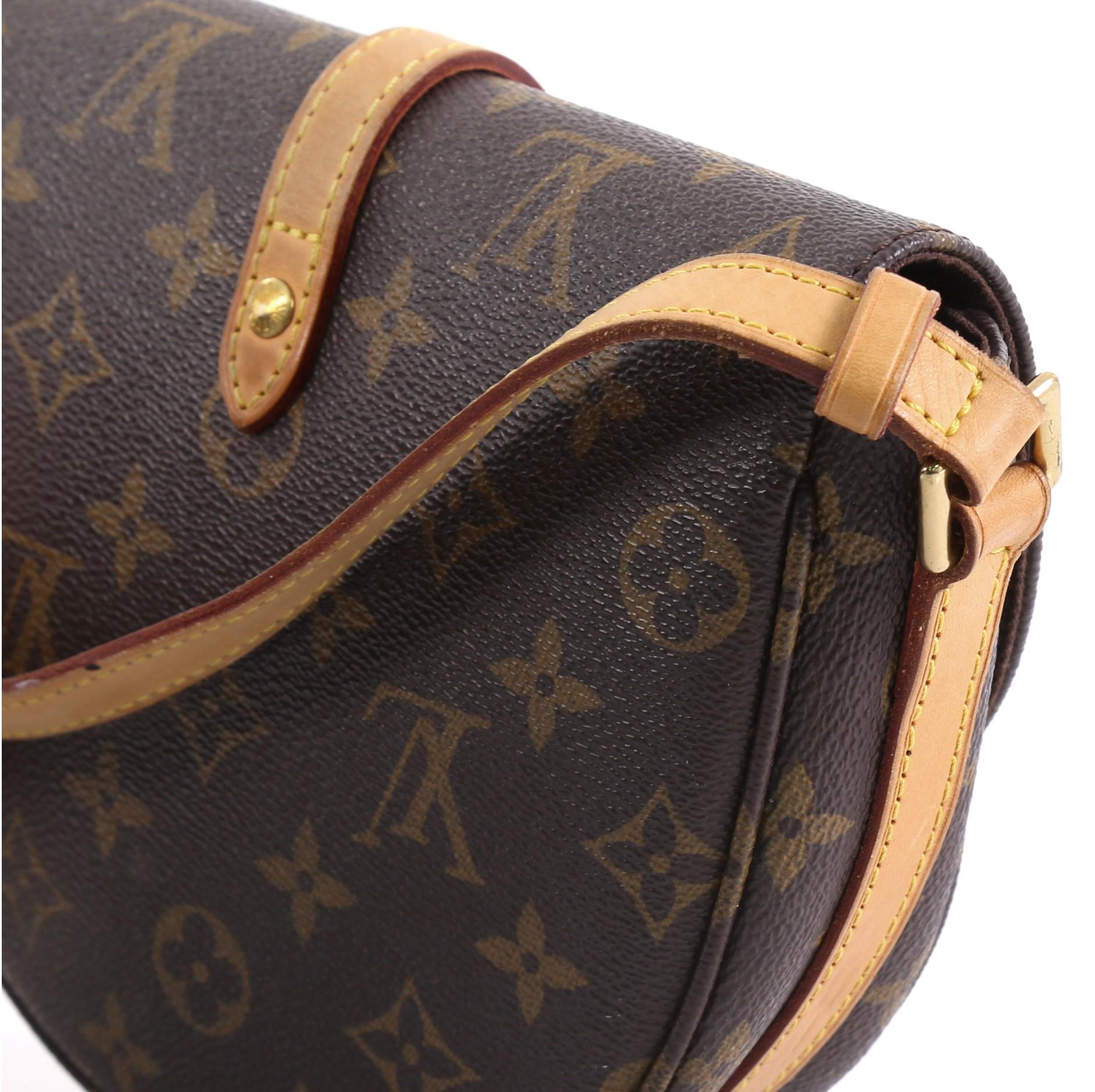 Gray Louis Vuitton Chantilly NM Handbag Monogram Canvas PM