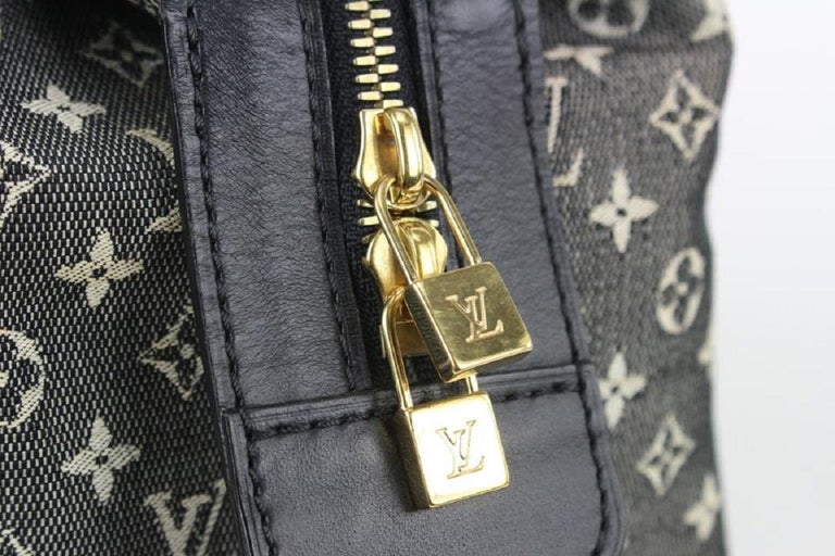 Speedy linen handbag Louis Vuitton Black in Linen - 29373979