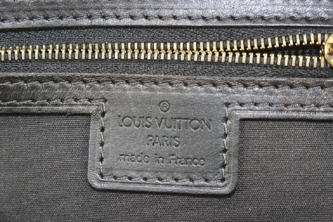 Louis Vuitton Charcoal Black Monogram Mini Lin Josephine PM Speedy Boston  For Sale 1