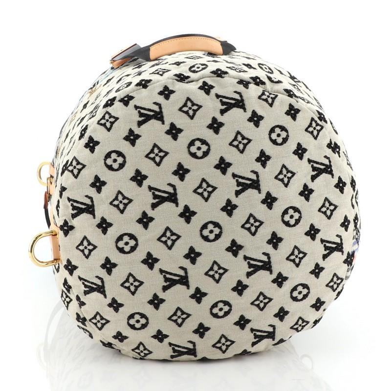 Louis Vuitton Cheche Gypsy Handbag Monogram Jacquard Fabric GM  In Good Condition In NY, NY