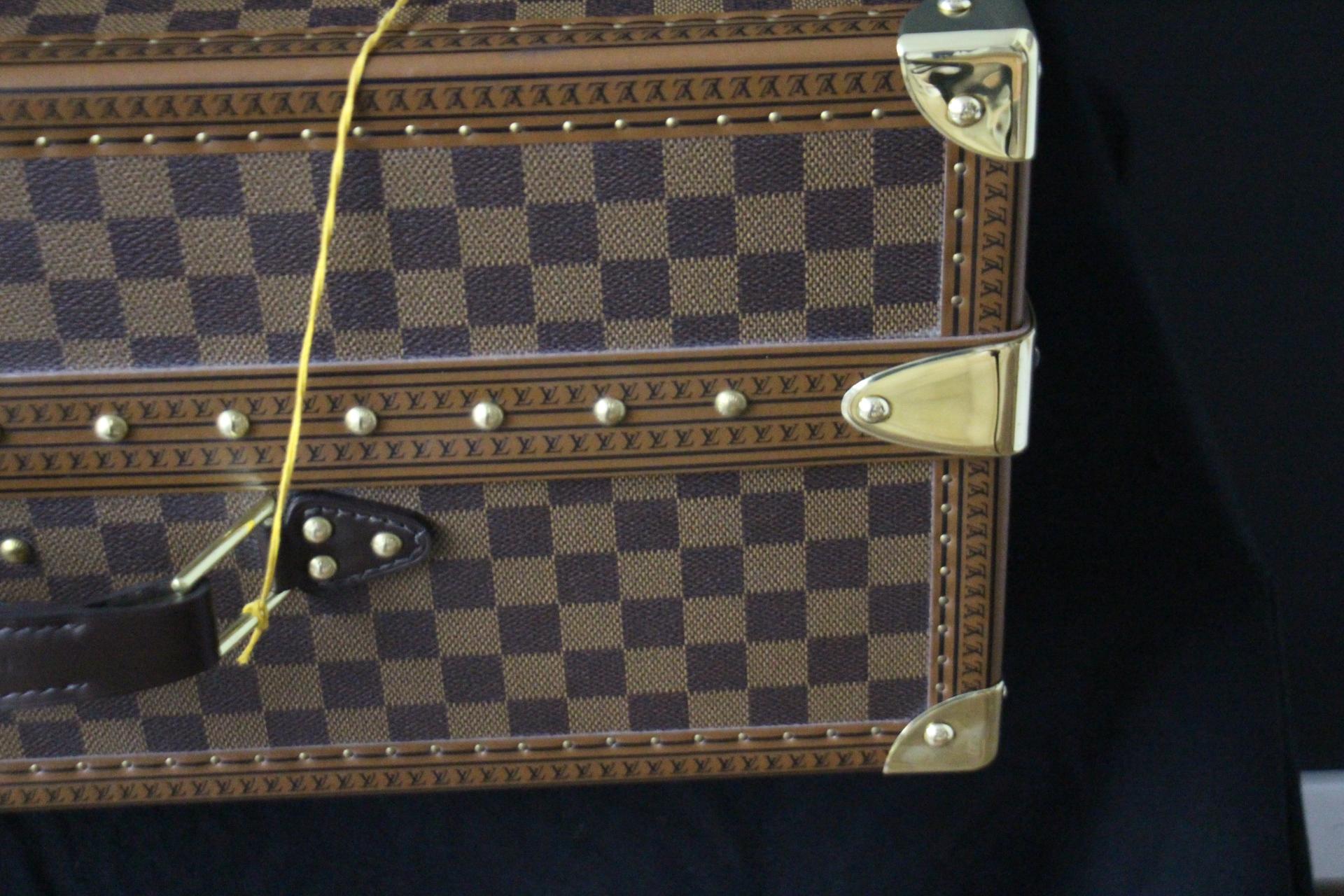 Louis Vuitton Damier Ebene Schuhtruhe Trunk, Louis Vuitton Schuhtasche, Vuitton Trunk im Angebot 4