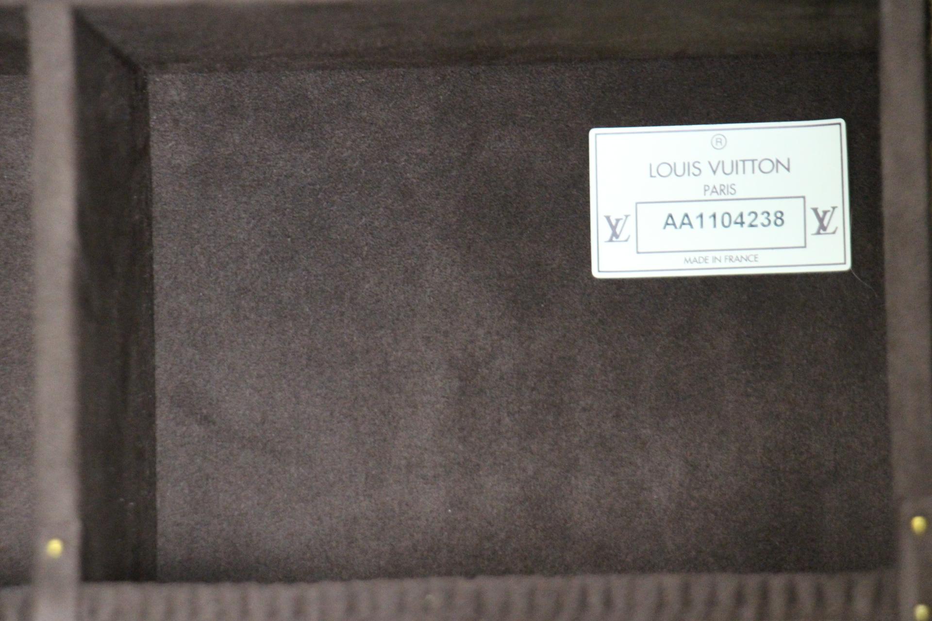 Louis Vuitton Damier Ebene Shoe Trunk, Louis Vuitton Shoe Case, Vuitton Trunk For Sale 10