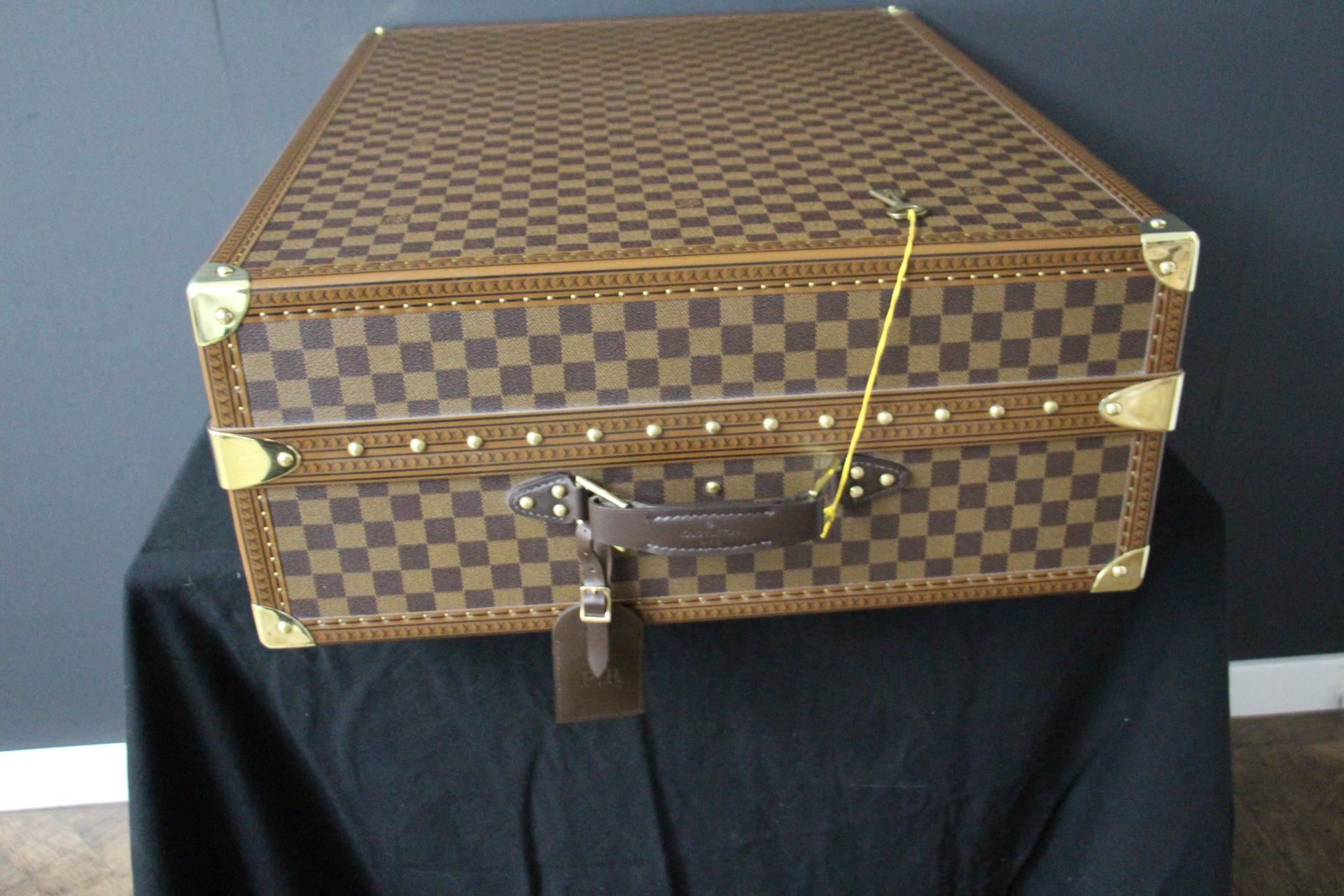 Louis Vuitton Damier Ebene Schuhtruhe Trunk, Louis Vuitton Schuhtasche, Vuitton Trunk im Angebot 1