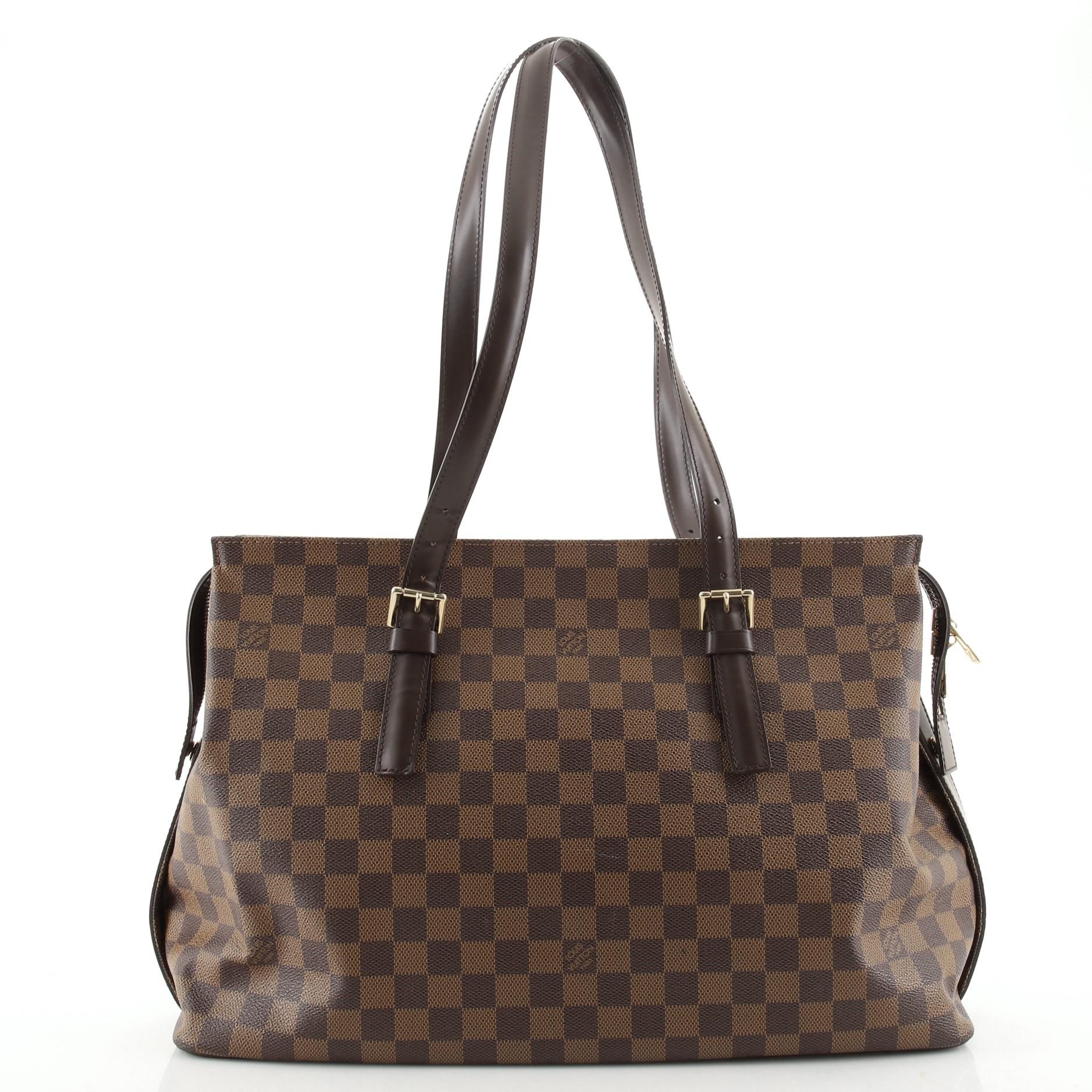 Louis Vuitton Chelsea Handbag Damier In Good Condition In NY, NY