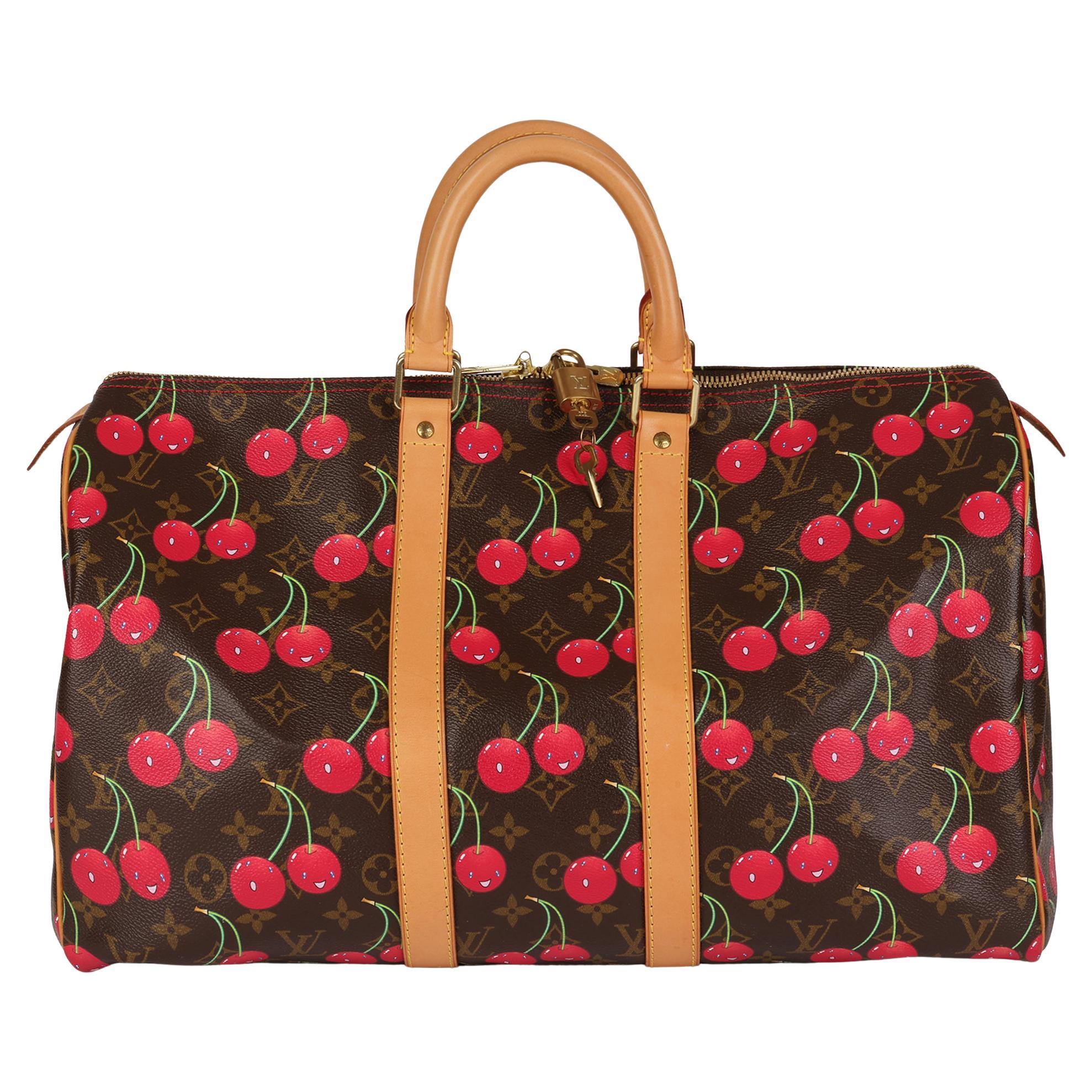 Louis Vuitton Cherry Keepall 50 Bag at 1stDibs