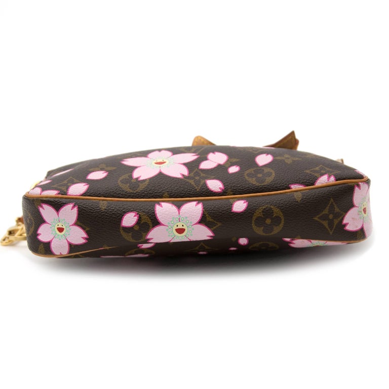 Louis Vuitton Cherry Blossom Pochette - Pink Mini Bags, Handbags - LOU30613
