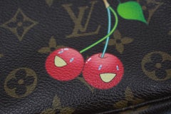 Louis Vuitton Cherry by Takashi Murakami Clutch Bag