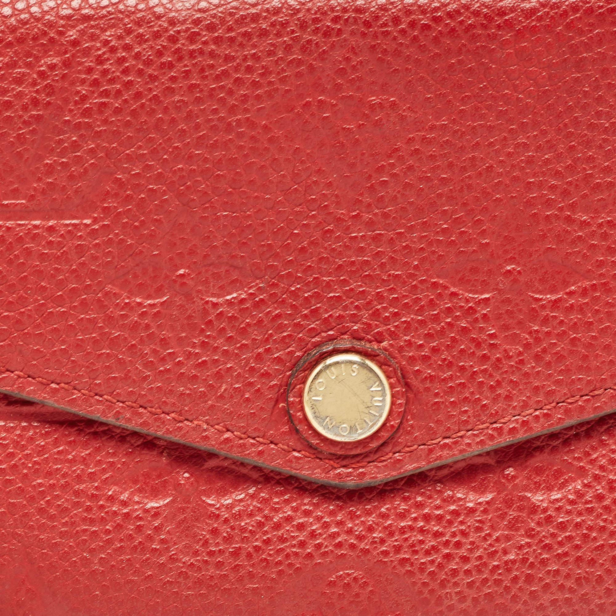Louis Vuitton Cherry Empreinte Leather Key Pouch For Sale 1