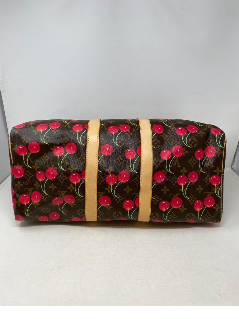 Louis Vuitton Cherry Keepall 50 Bag at 1stDibs