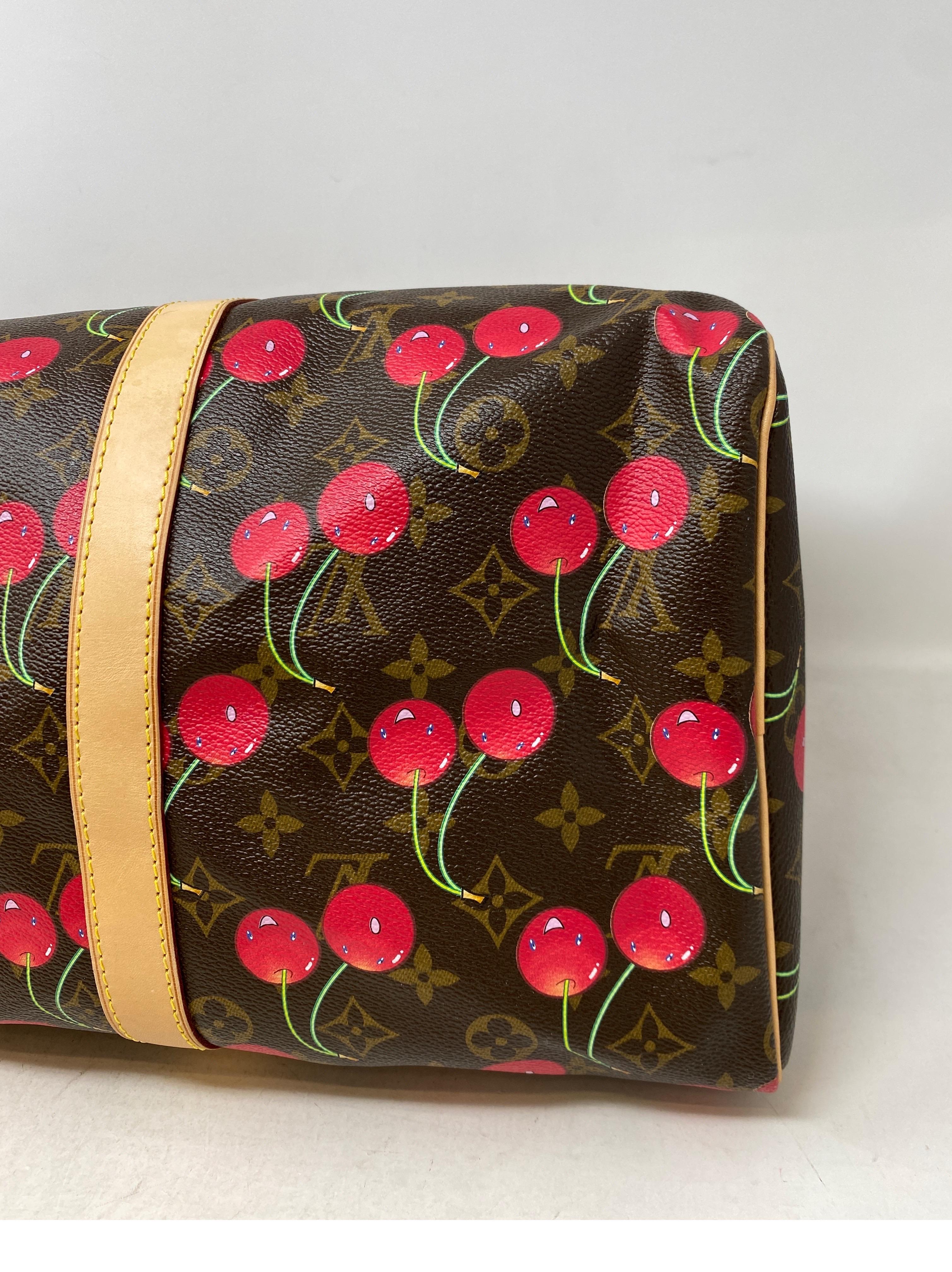 Louis Vuitton Cherry Keepall 50 Bag  5