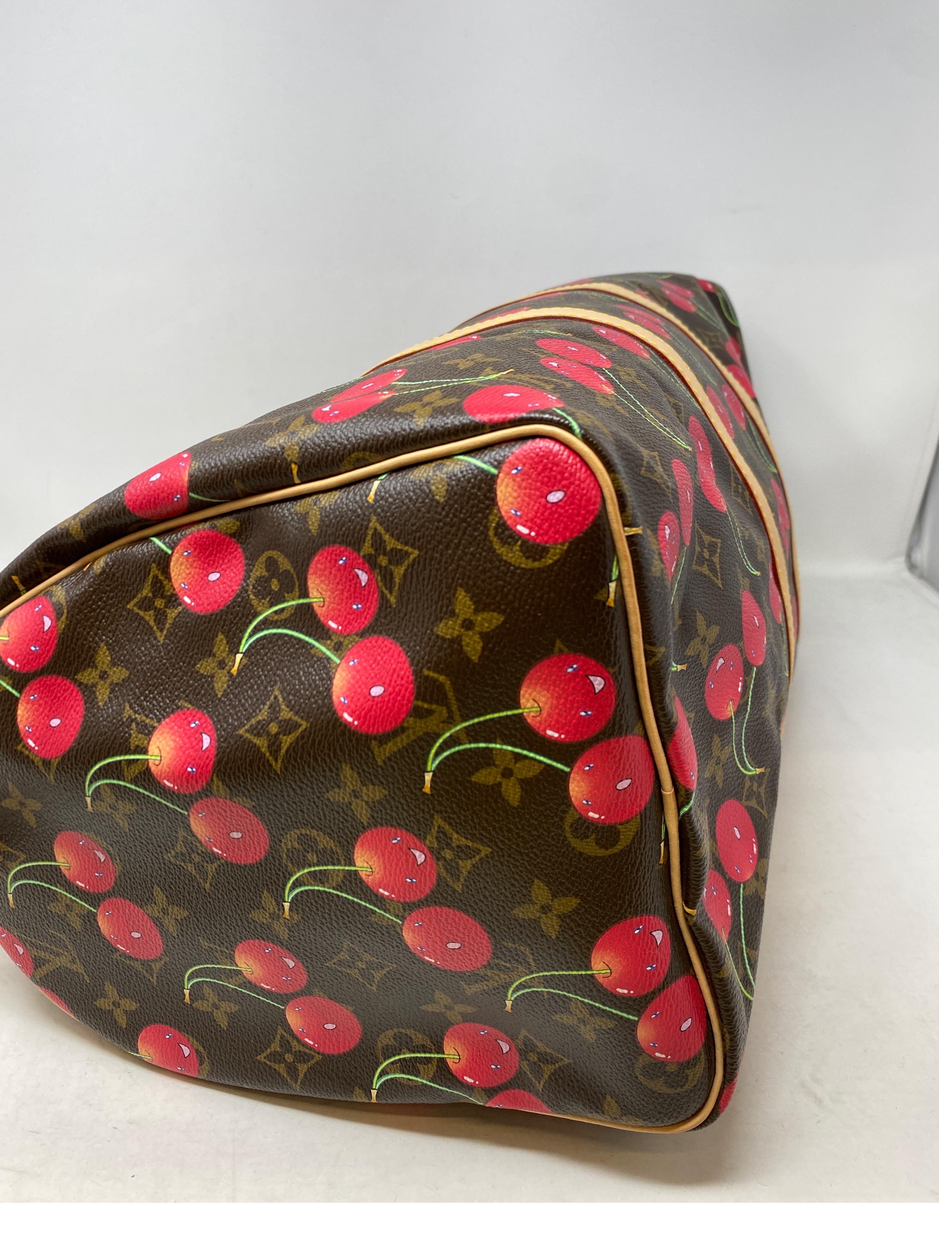 Louis Vuitton Cherry Keepall 50 Bag  6