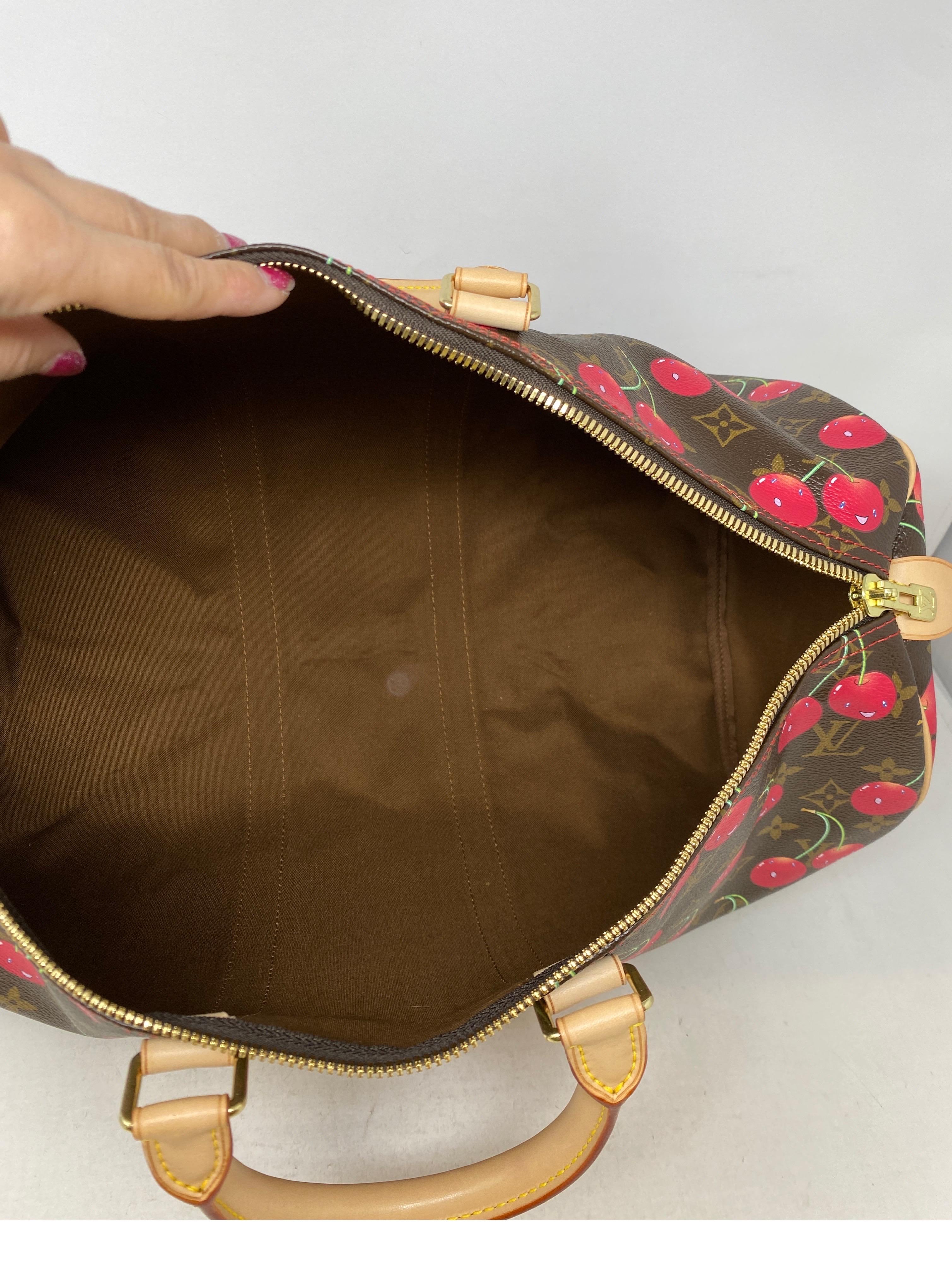 Louis Vuitton Cherry Keepall 50 Bag  10