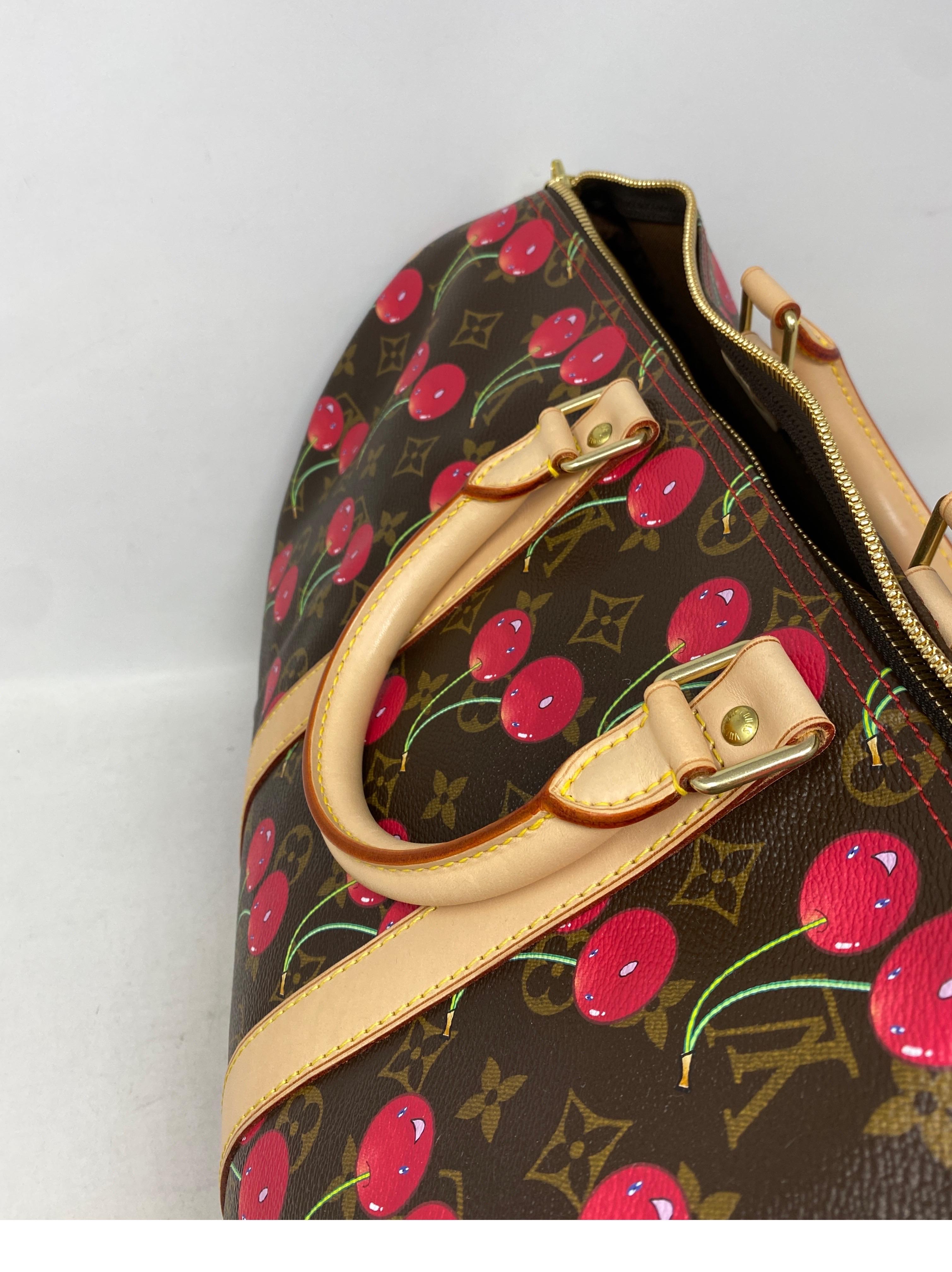 Louis Vuitton Cherry Keepall 50 Bag 11