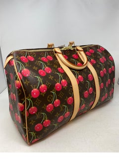 Louis Vuitton Cherry Keepall 50 Bag