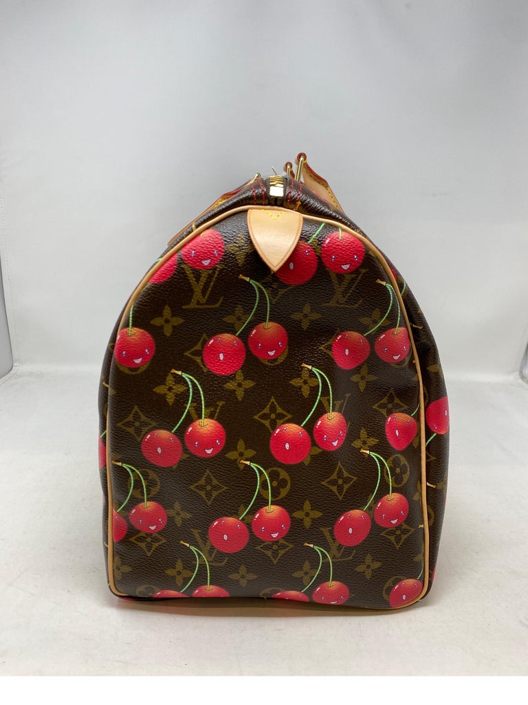 Louis Vuitton Cherry Keepall 50 Bag at 1stDibs | louis vuitton cherry  duffle, cherry louis vuitton bag, louis vuitton murakami keepall