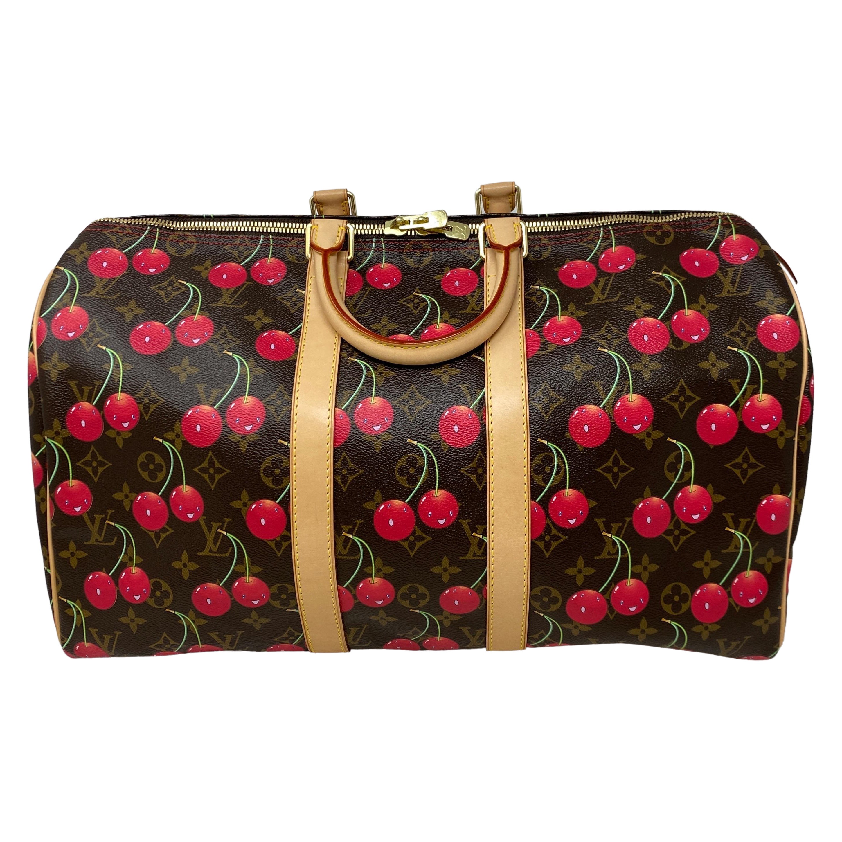 Louis Vuitton Cherry Keepall 50 Bag