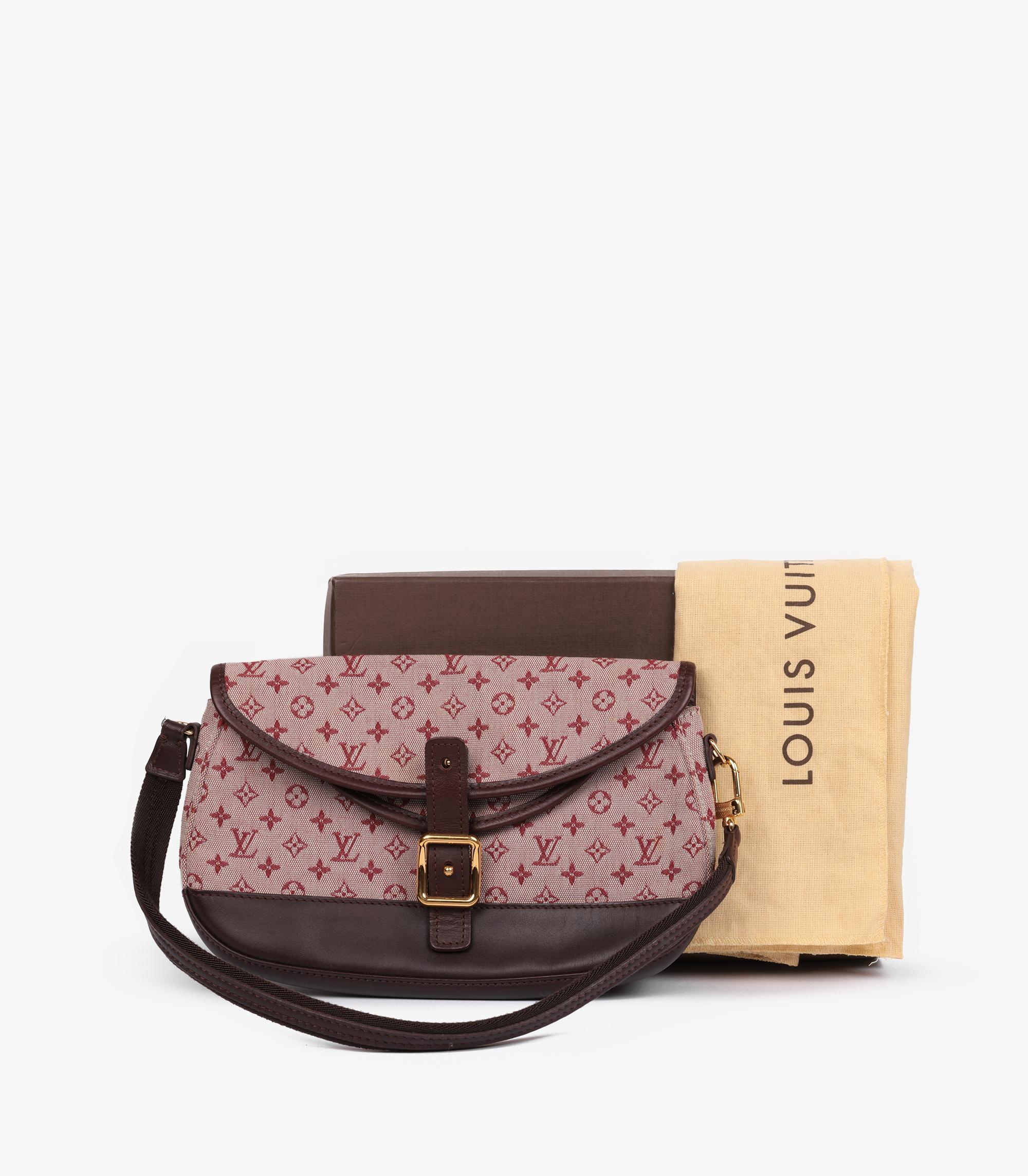 Louis Vuitton Cherry Mini Lin Monogram Canvas & Rindsleder Vintage By im Angebot 6