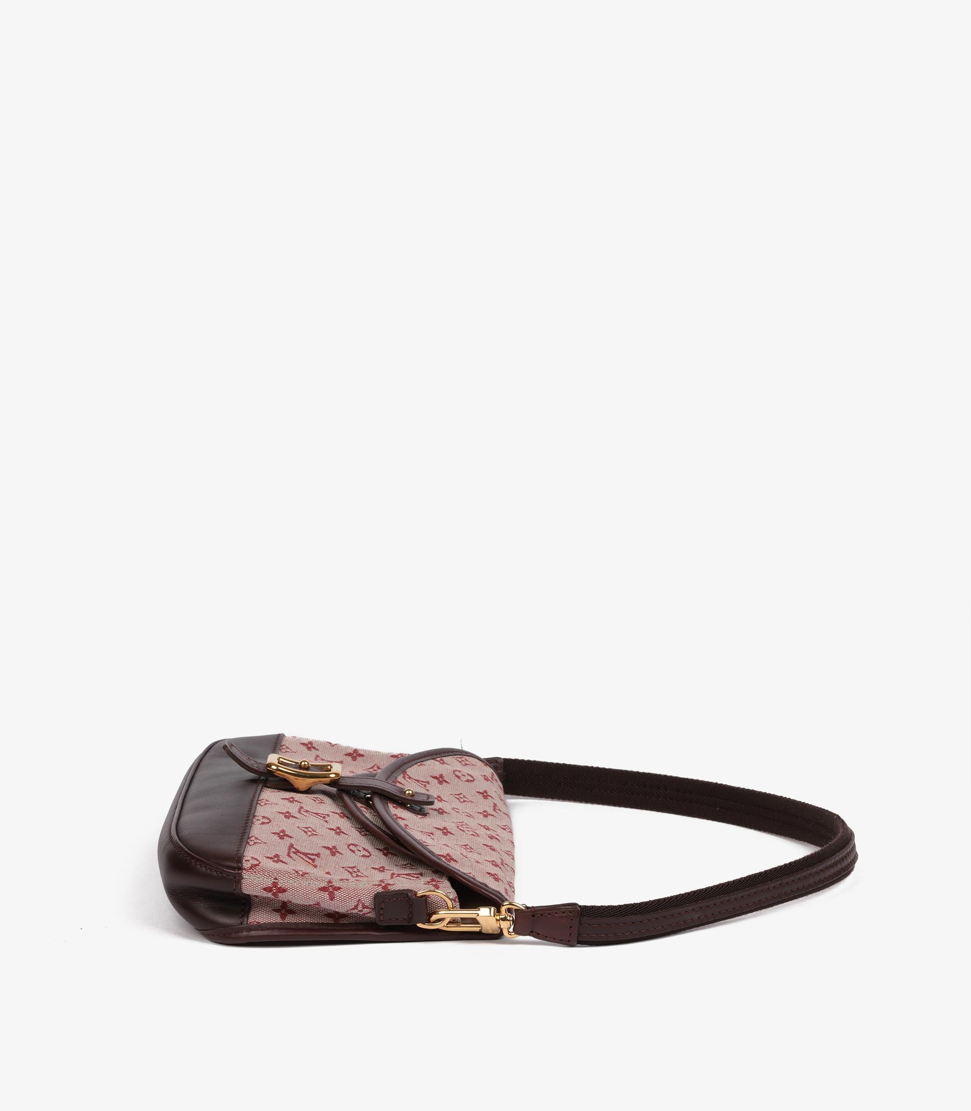 Louis Vuitton Cherry Mini Lin Monogram Canvas & Rindsleder Vintage By für Damen oder Herren im Angebot