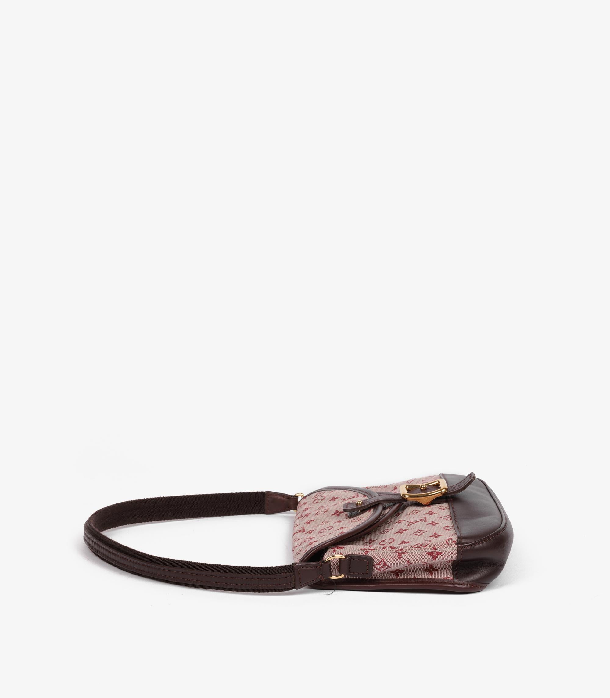 Louis Vuitton Cherry Mini Lin Monogram Canvas & Rindsleder Vintage By im Angebot 2
