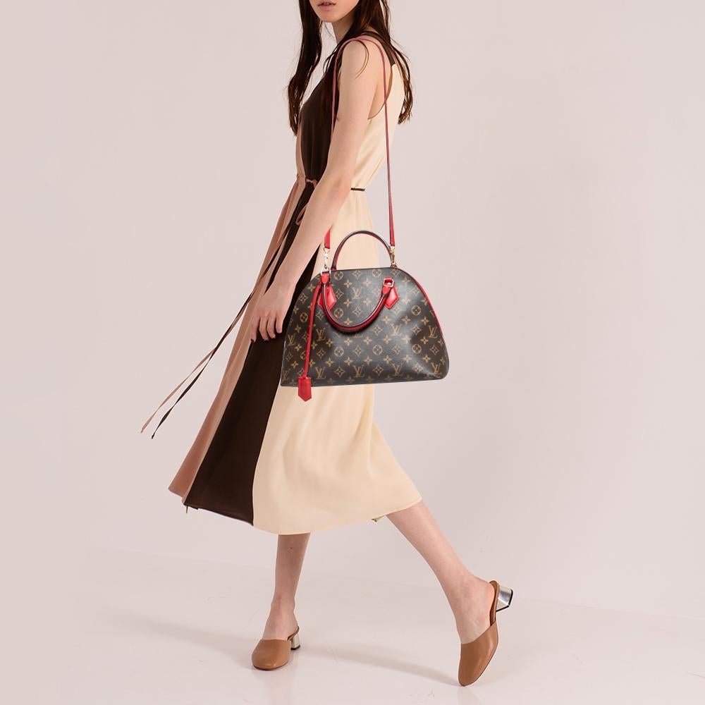 Black Louis Vuitton Cherry Monogram Canvas Alma B'N'B Bag