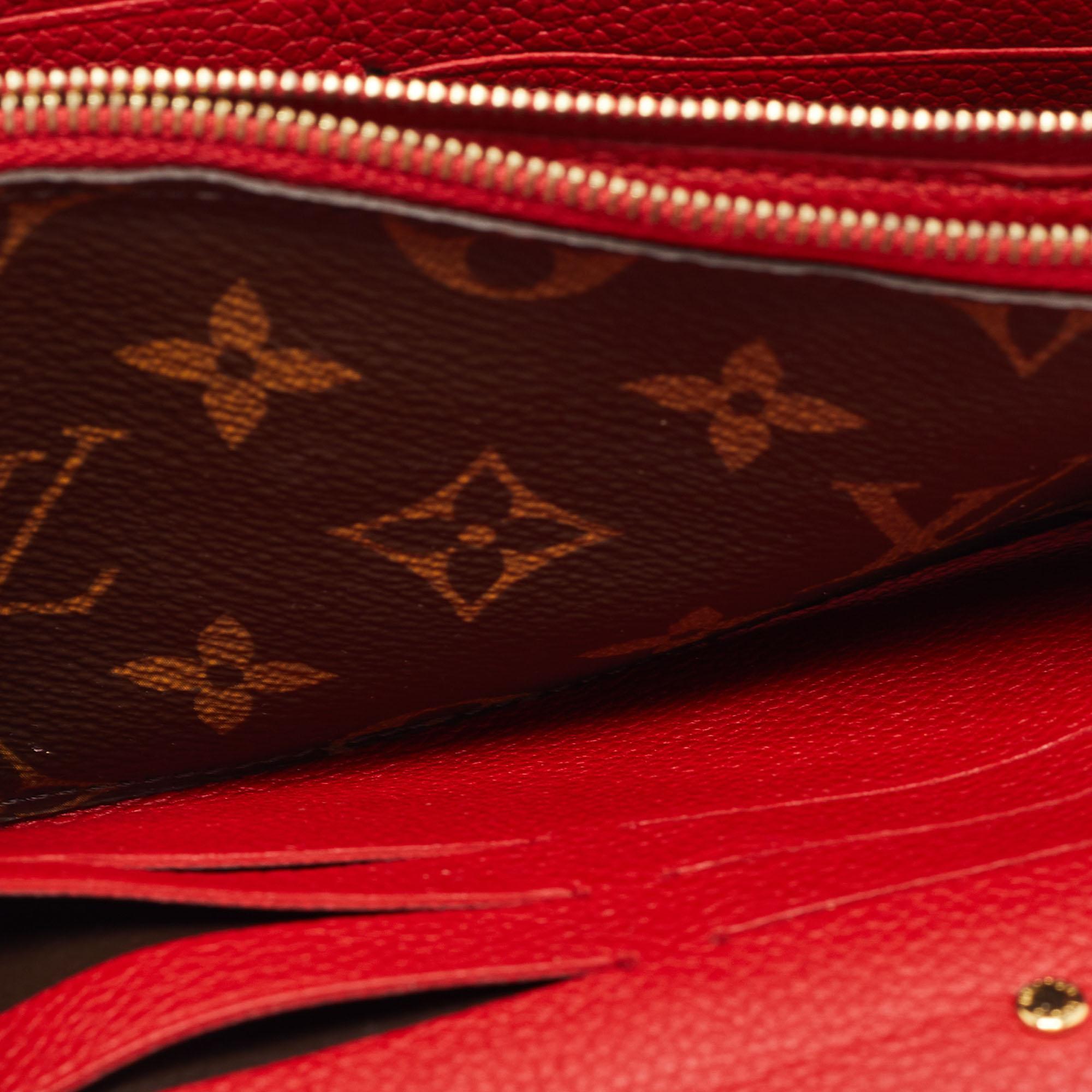 Louis Vuitton Cherry Monogram Canvas and Leather Pallas Wallet 5