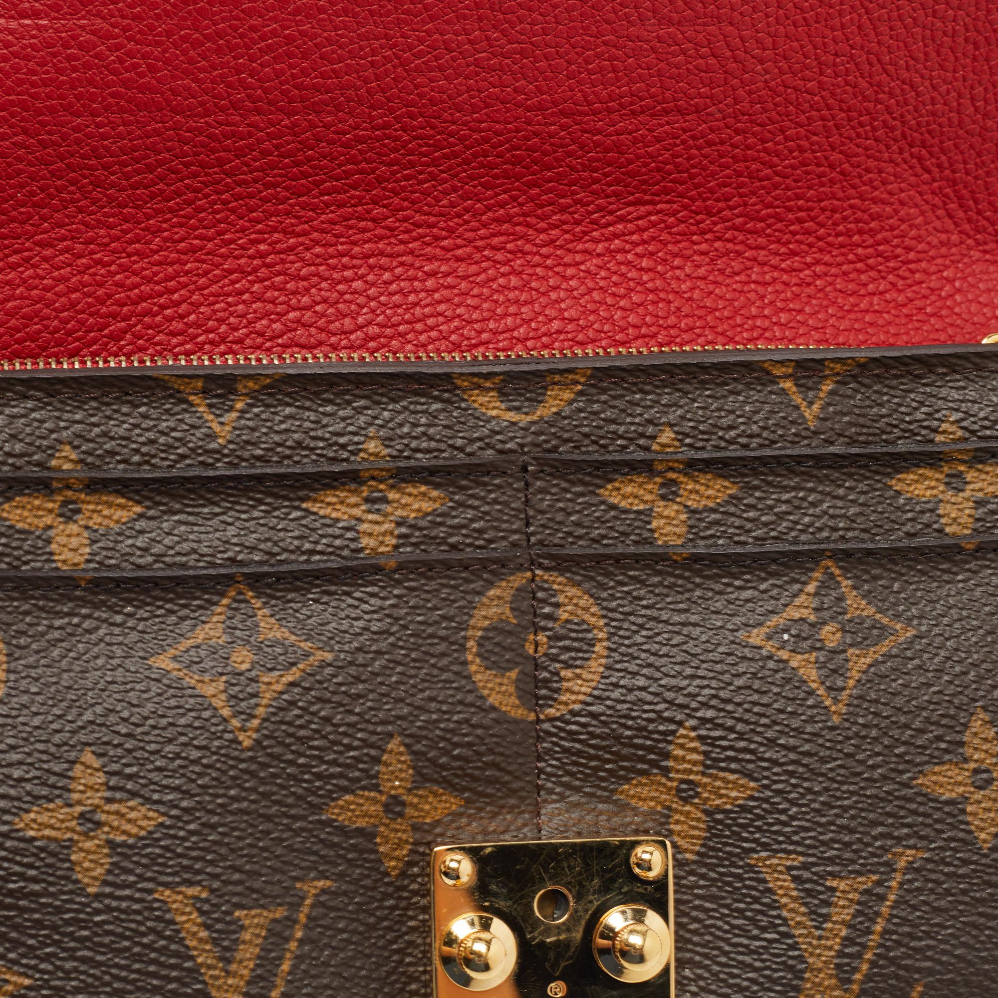 Louis Vuitton Cherry Monogram Canvas and Leather Pallas Wallet 8
