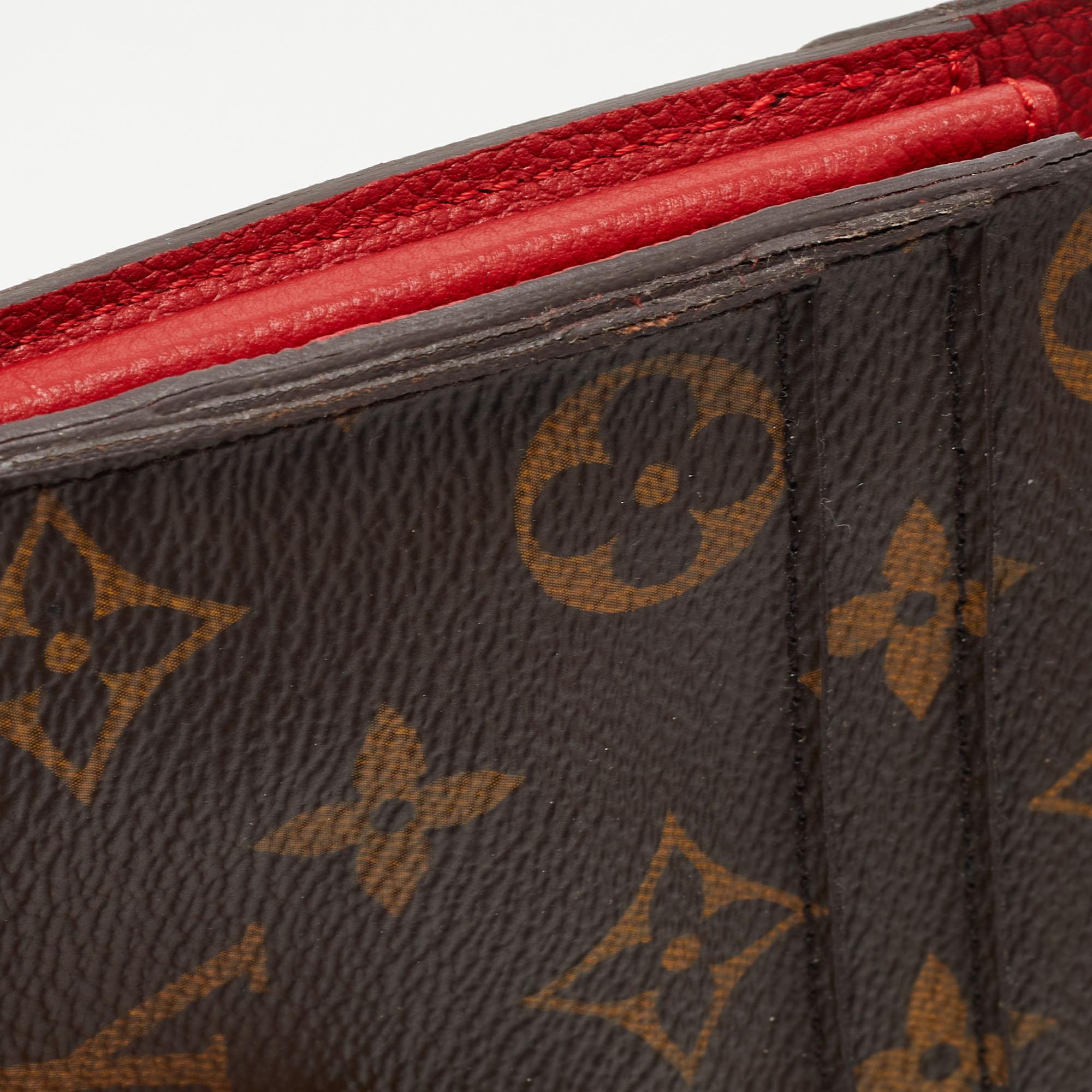 Louis Vuitton Cherry Monogram Canvas and Leather Pallas Wallet 10