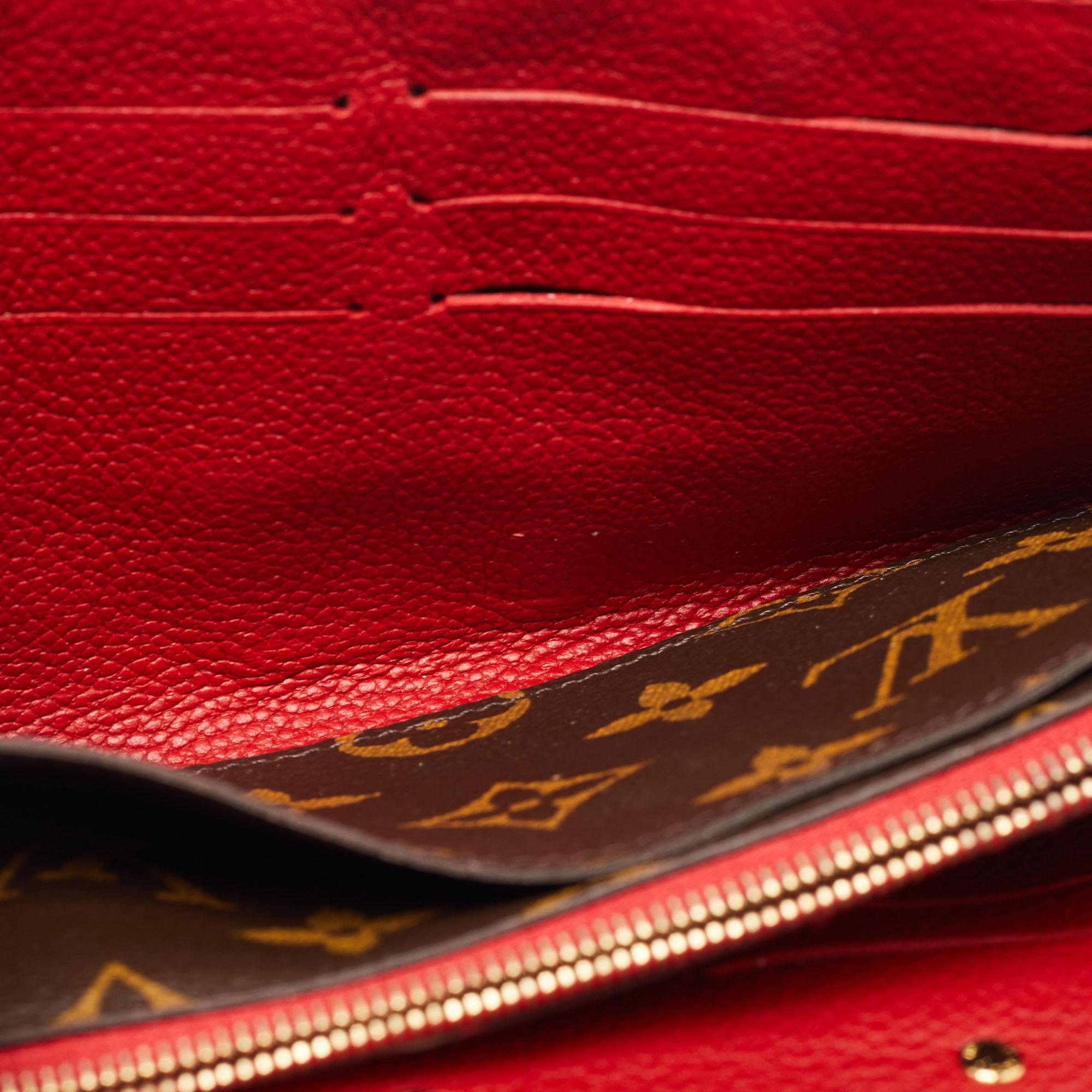 Louis Vuitton Cherry Monogram Canvas and Leather Pallas Wallet 4
