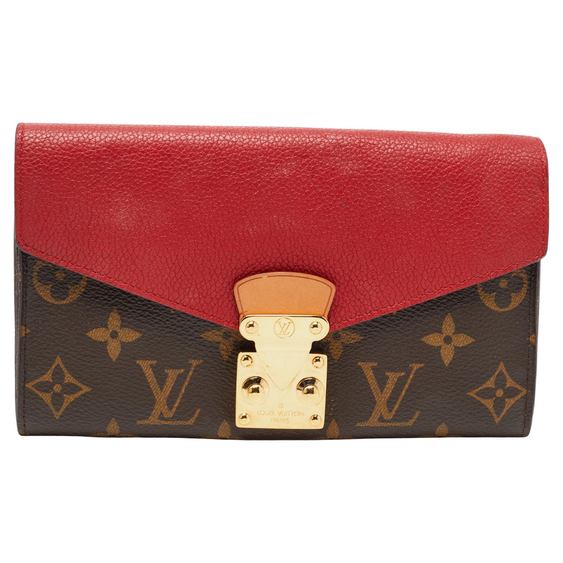 Louis Vuitton Wallet Victorine Monogram Vernis Cerise Cherry in Patent  Leather with Gold-tone - US