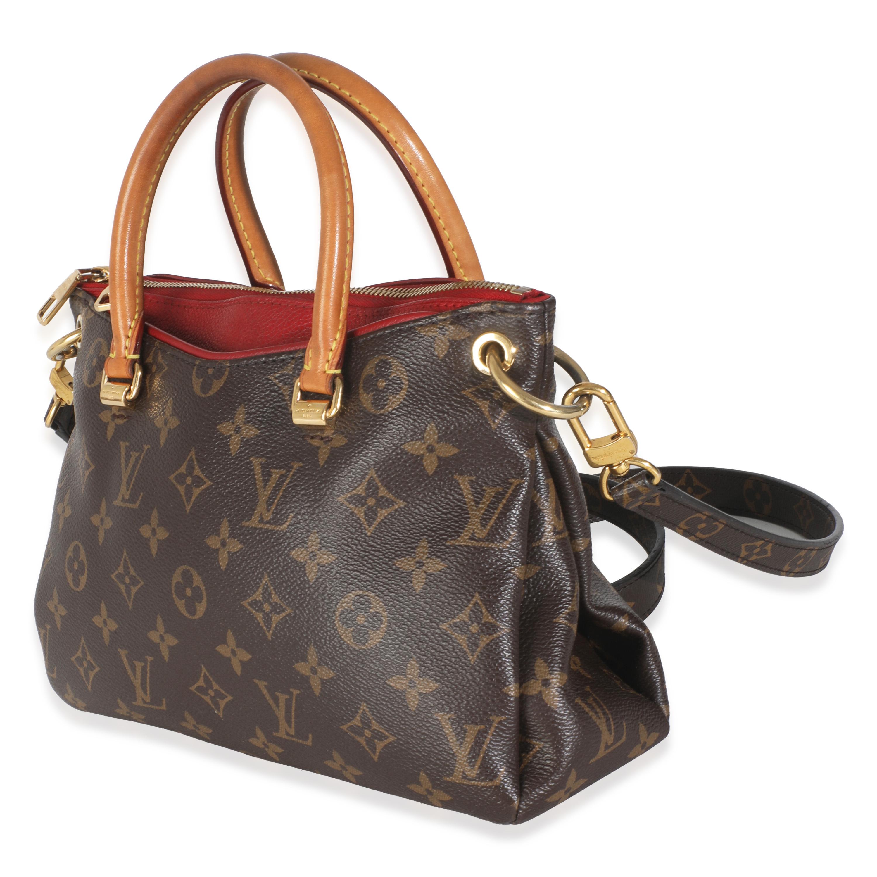 Black Louis Vuitton Cherry Monogram Canvas Pallas BB For Sale
