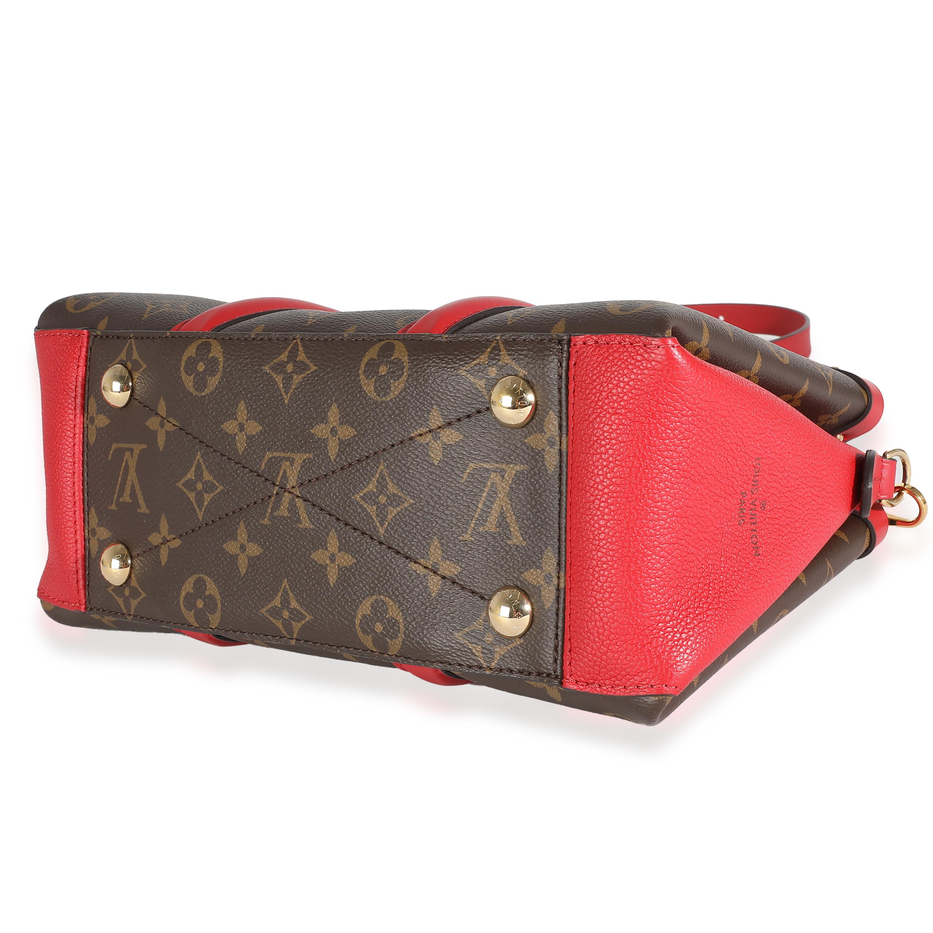 Women's Louis Vuitton Cherry Monogram Canvas Soufflot BB