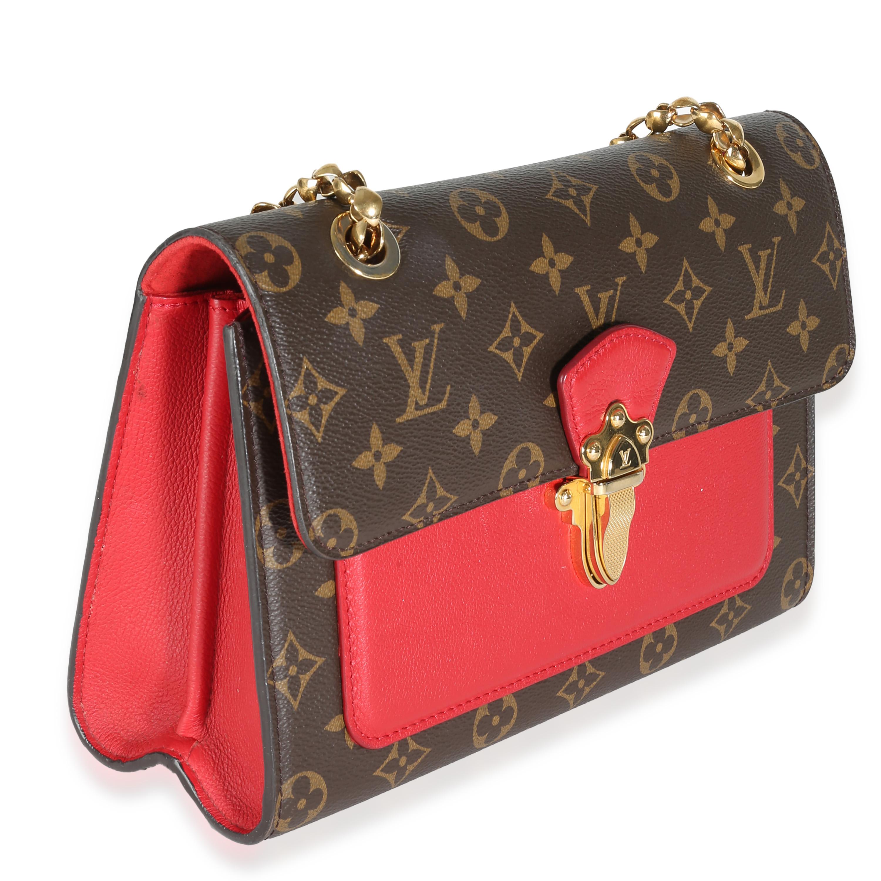Brown Louis Vuitton Cherry Monogram Canvas Victoire