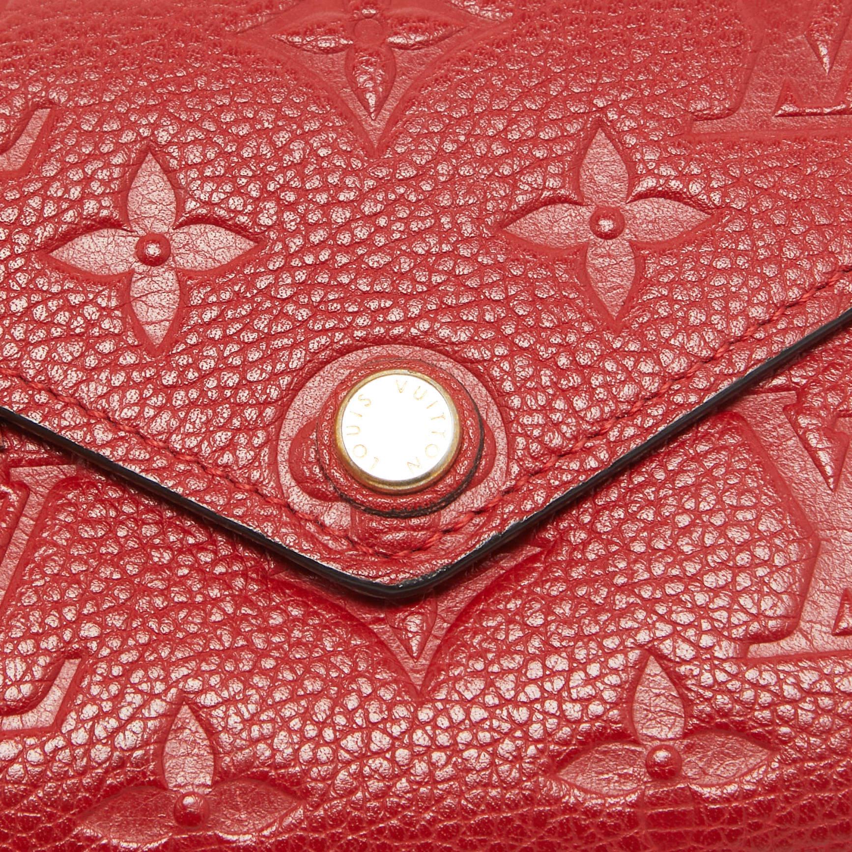 Louis Vuitton Cherry Monogram Empreinte Leather Compact Curieuse Wallet 1