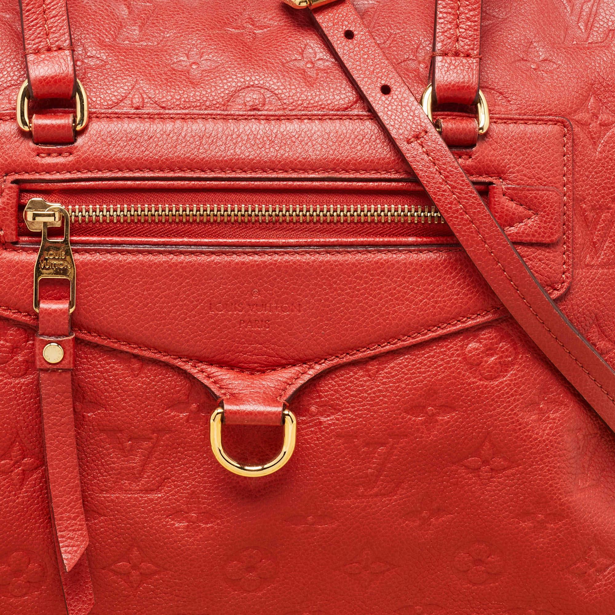 Women's Louis Vuitton Cherry Monogram Empreinte Leather Lumineuse PM Bag