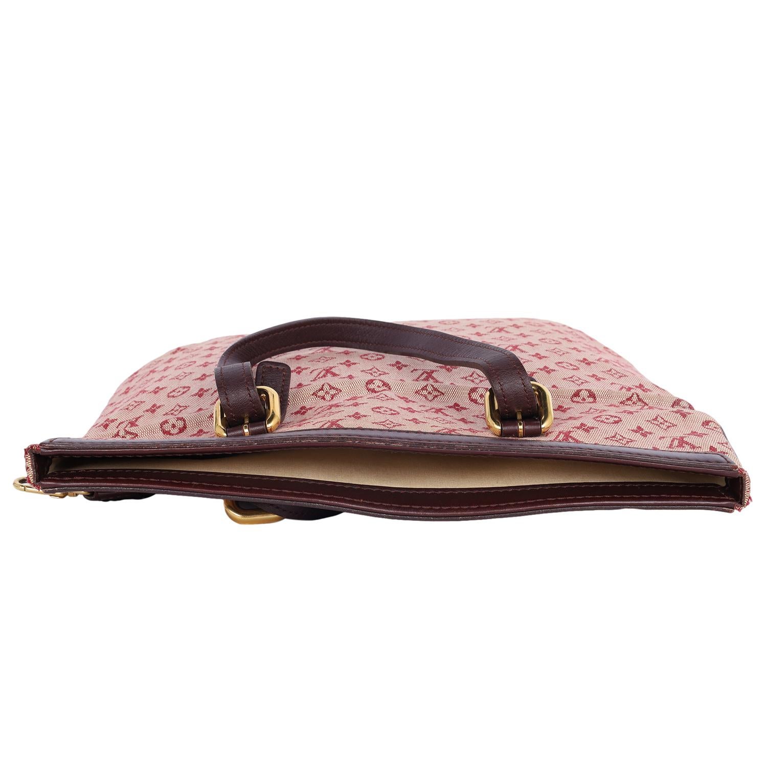 Louis Vuitton Cherry Monogram Mini Lin Francoise Shoulder Bag For Sale 8