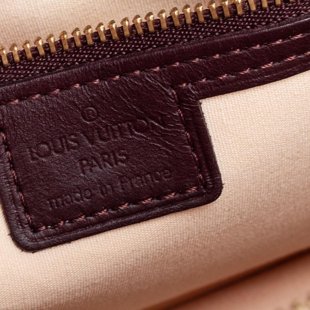 Louis Vuitton Kirsche Monogramm Mini Lin Horizontal Alma Tasche 6