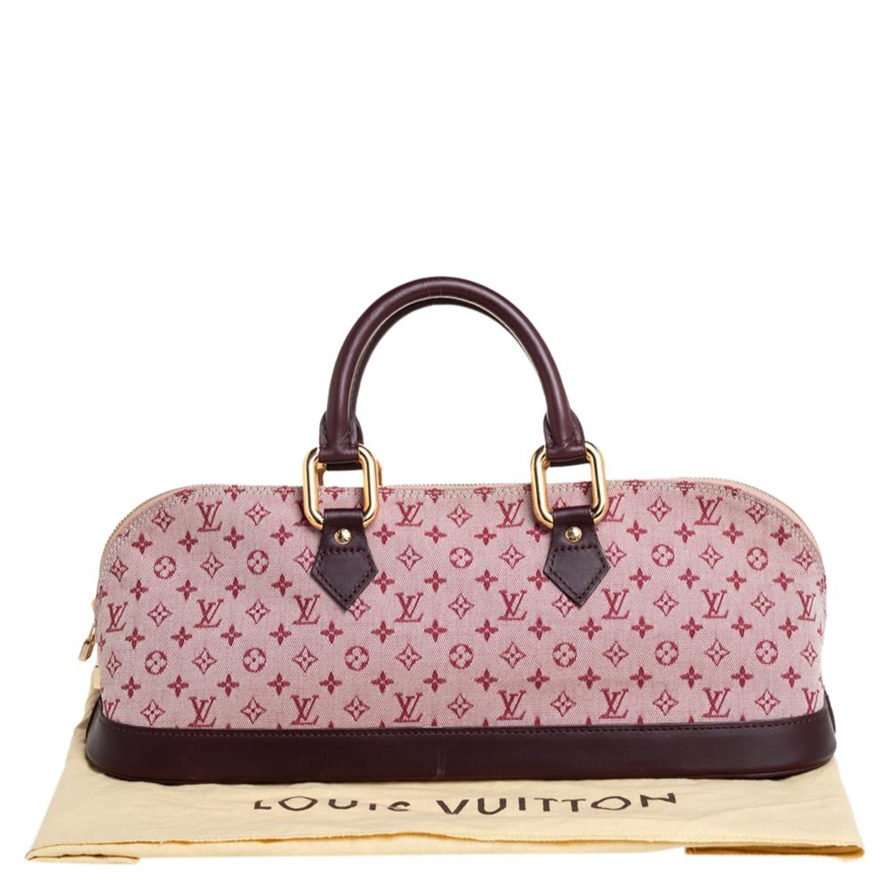 Louis Vuitton Cherry Monogram Mini Lin Horizontal Alma Bag 8