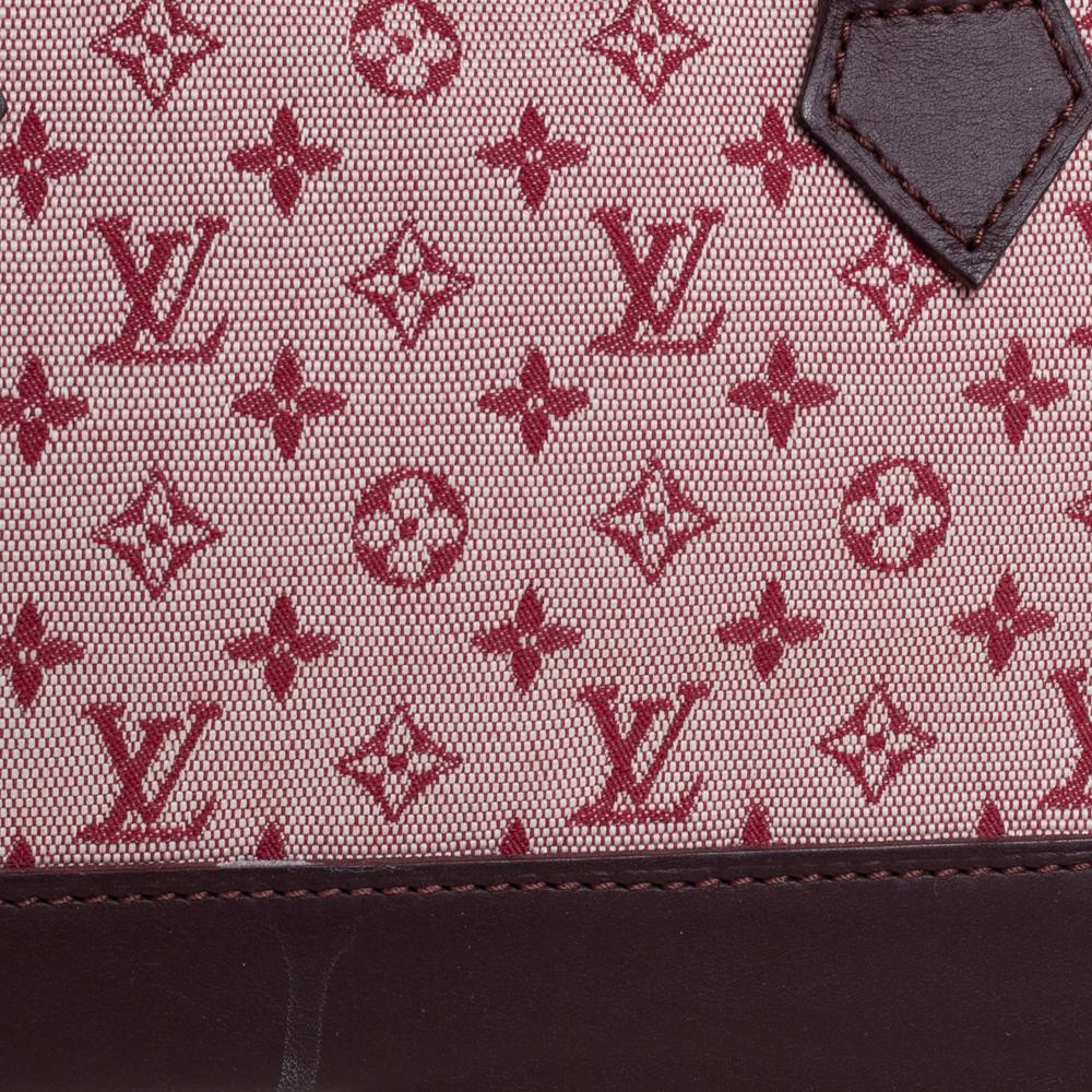 Women's Louis Vuitton Cherry Monogram Mini Lin Horizontal Alma Bag