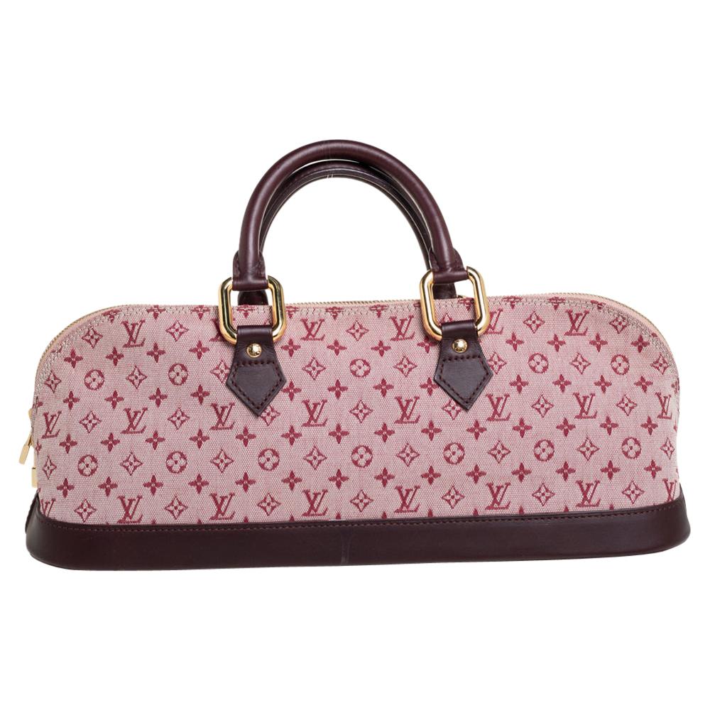 Louis Vuitton Cherry Monogram Mini Lin Horizontal Alma Bag